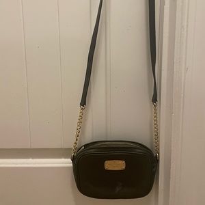 Michael Kors dark green crossbody